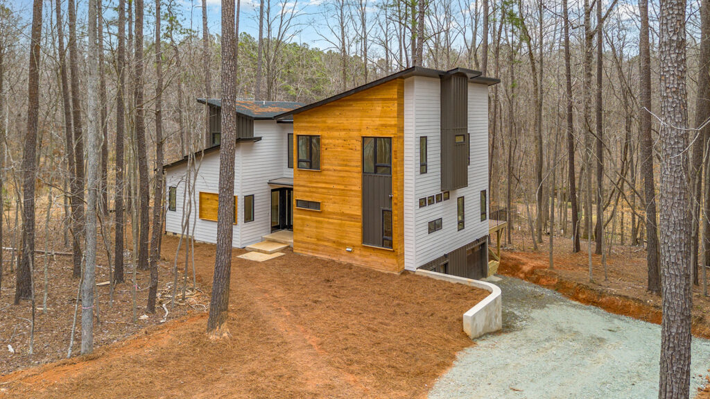 Exterior of Reynard custom home