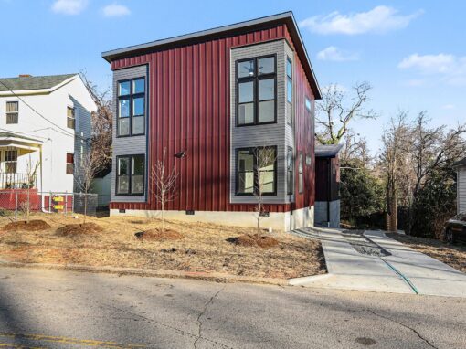 Front view of Dupree Duplex in Durham, NC