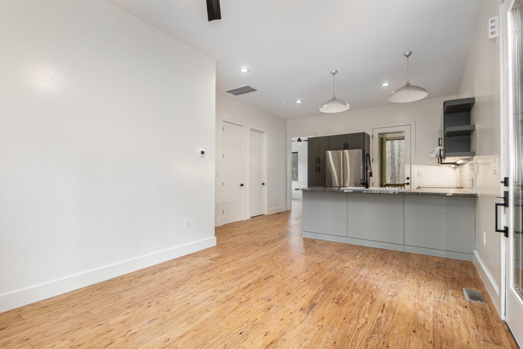 Lower kitchen in Reynard custom home