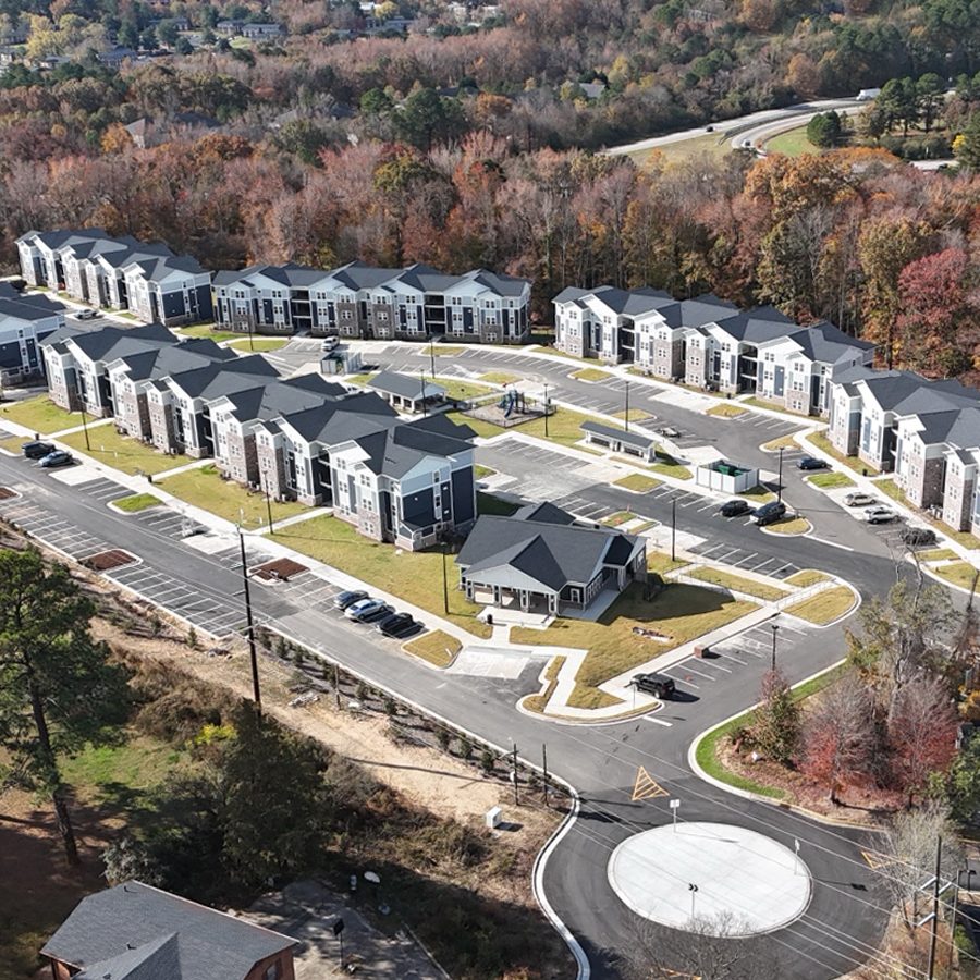 Aerial view of New Bern Crossing