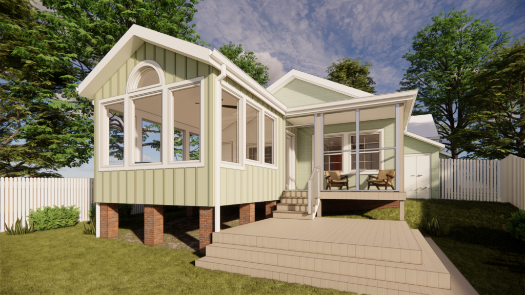 Rendering of Wells Addition in Durham, NC
